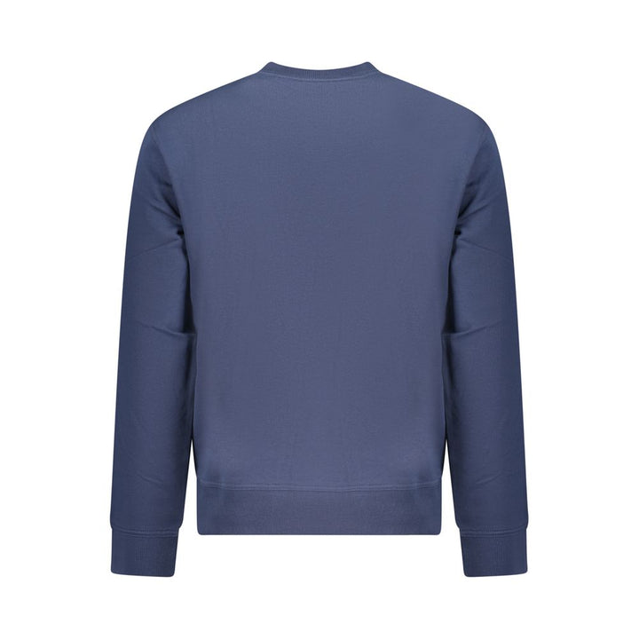 Hugo Boss Blue Cotton Sweatshirt