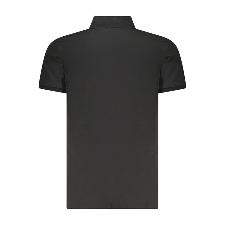 Calvin Klein Black Cotton Polo Shirt