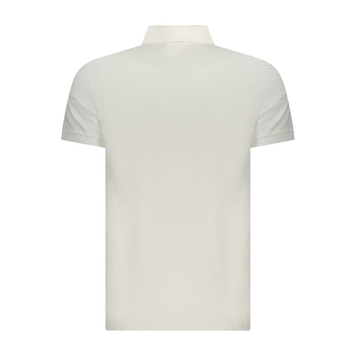Calvin Klein White Cotton Polo Shirt
