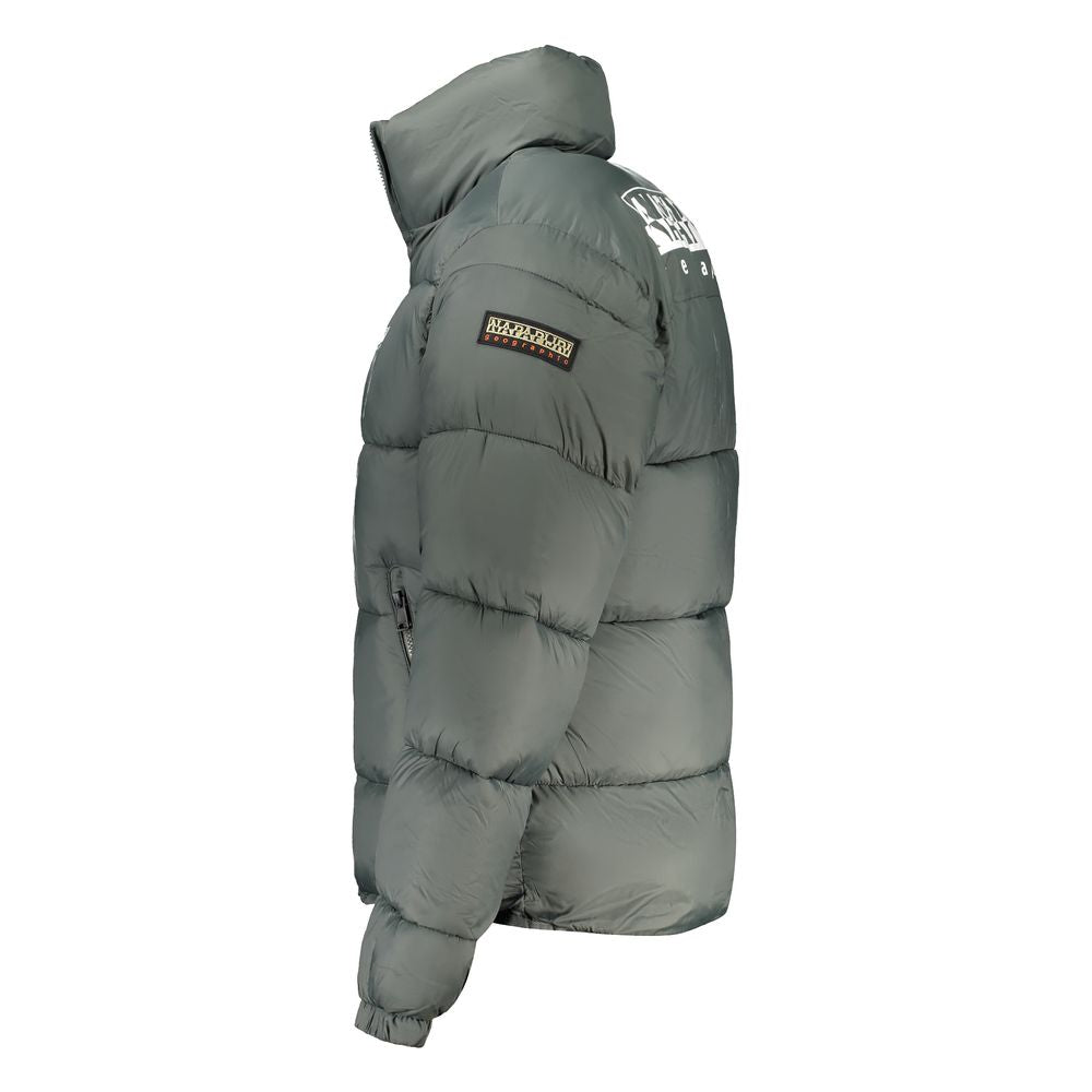 Napapijri Green Polyamide Jackets & Coat