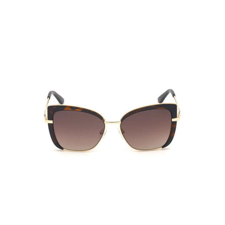 Guess Brown Metal Sunglasses