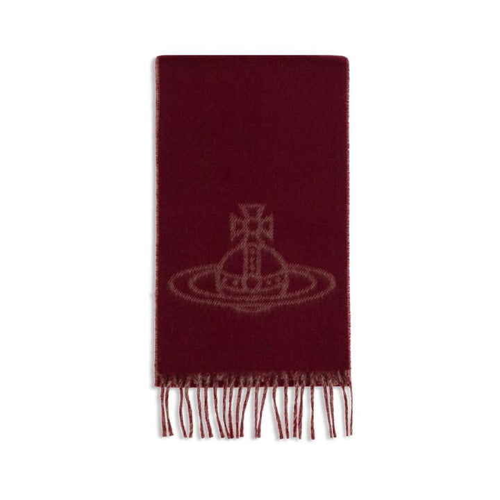 Vivienne Westwood Brown Wool Scarf