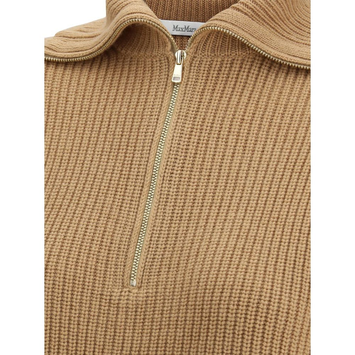 Max Mara Brown Wool Top