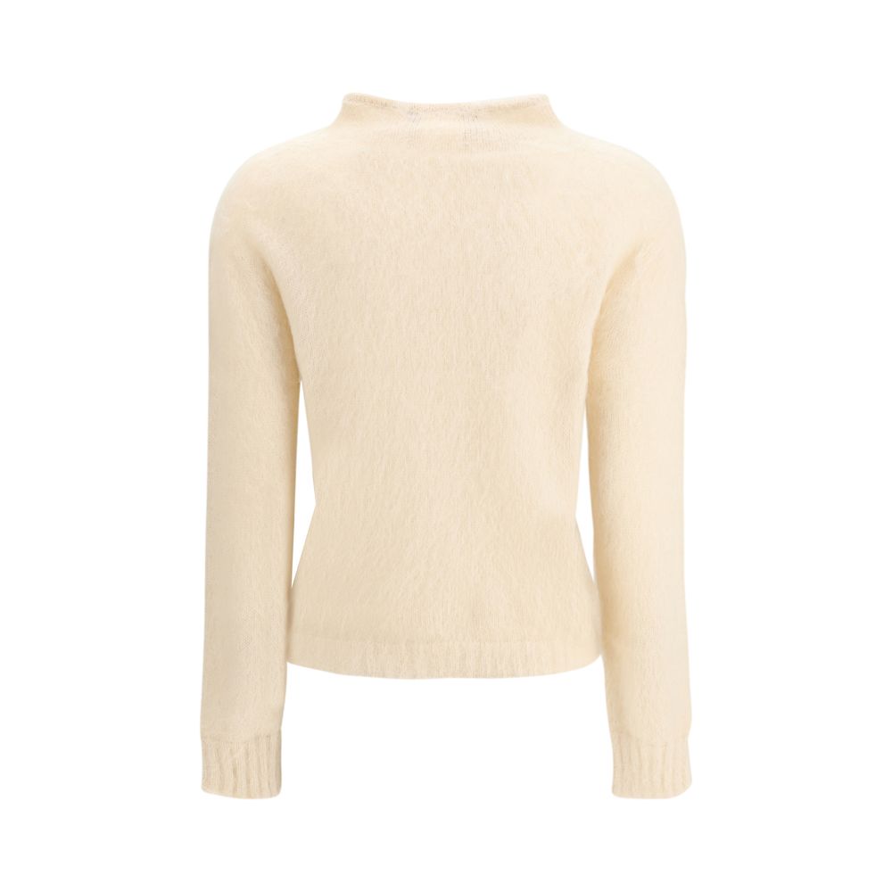 Max Mara Cream Polyamide Sweatshirt