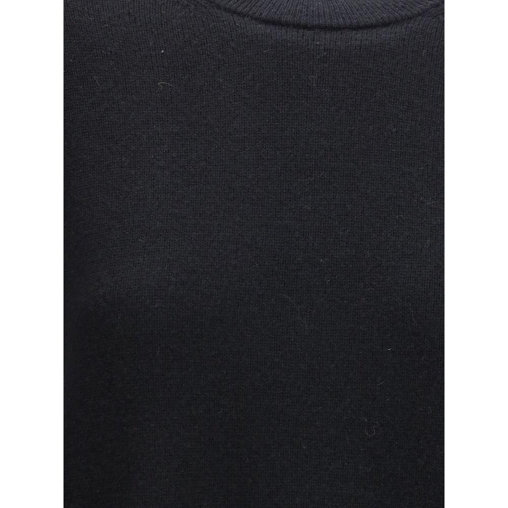Max Mara Black Wool Top
