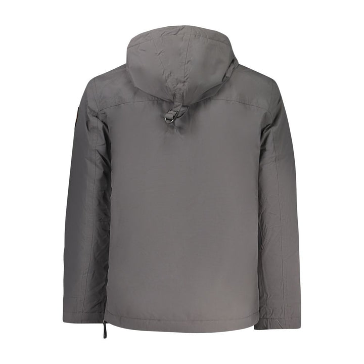 Napapijri Gray Polyamide Jackets & Coat