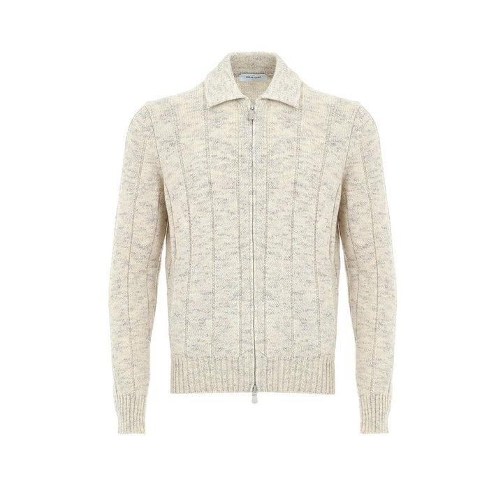 Gran Sasso Gray Wool Cardigan
