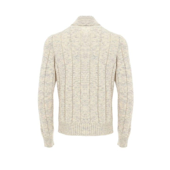 Gran Sasso Gray Wool Cardigan