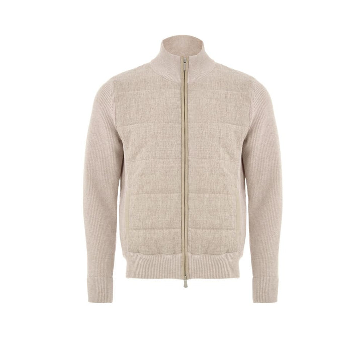 Gran Sasso Beige Wool Bomber