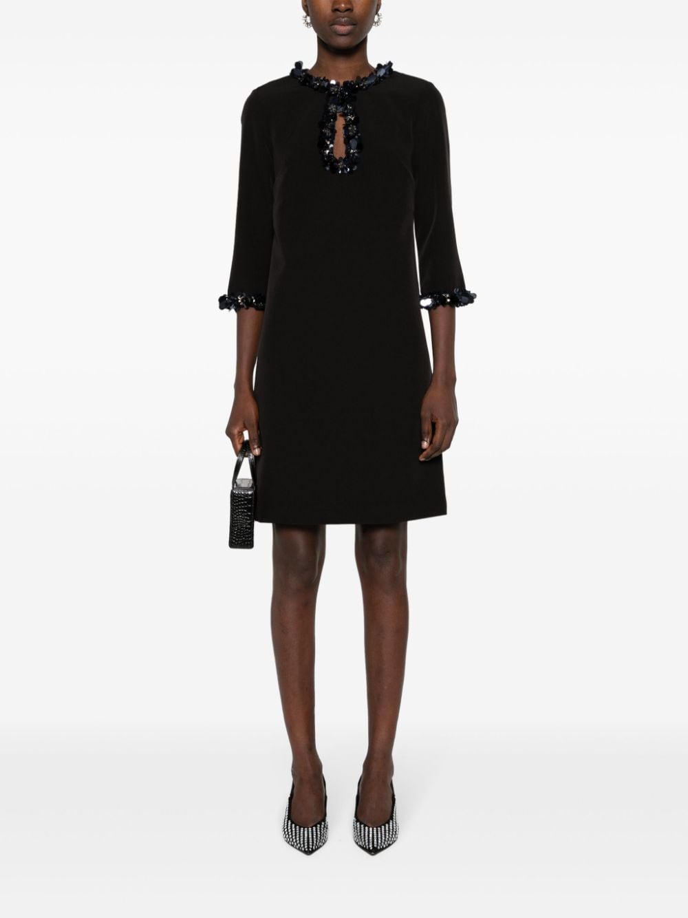 sequin-embellished mini dress-3