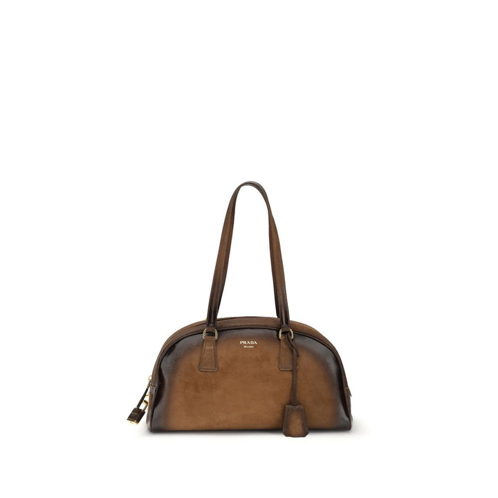 Prada Multicolor Calf Leather Bos Taurus Handbag