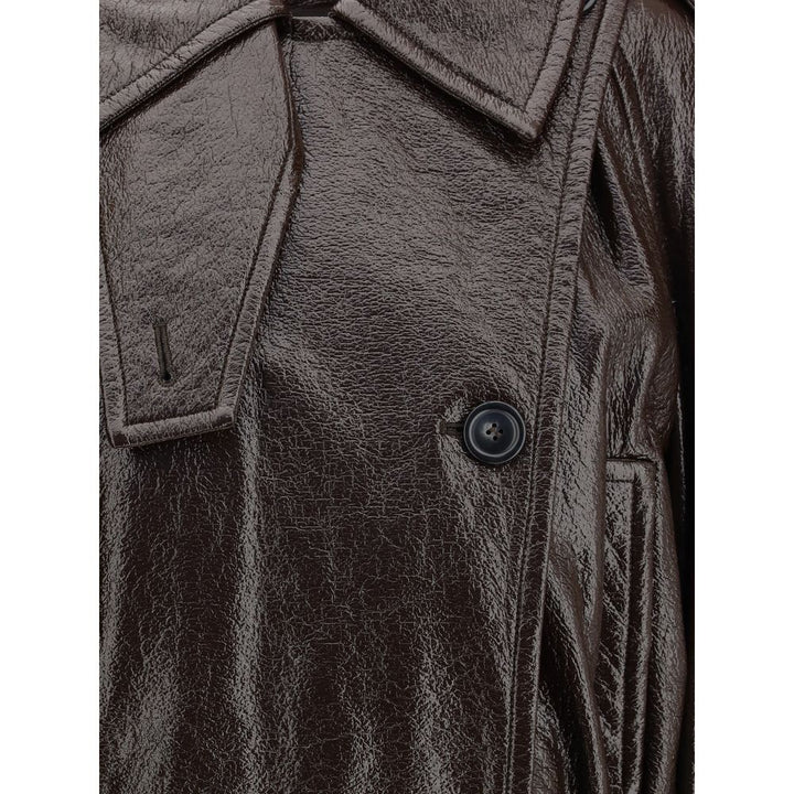 Max Mara Brown Cotton Coat