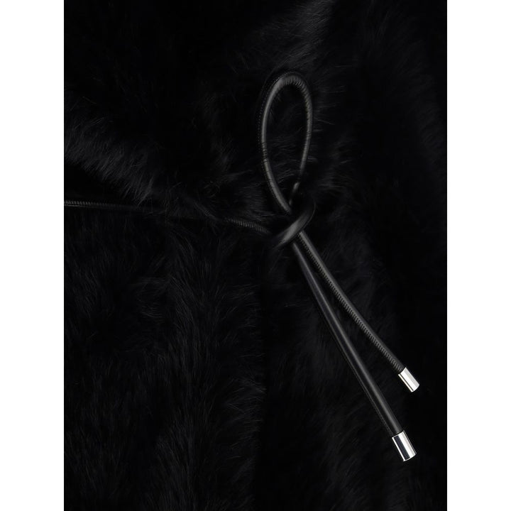 Max Mara Black Polyester Coat
