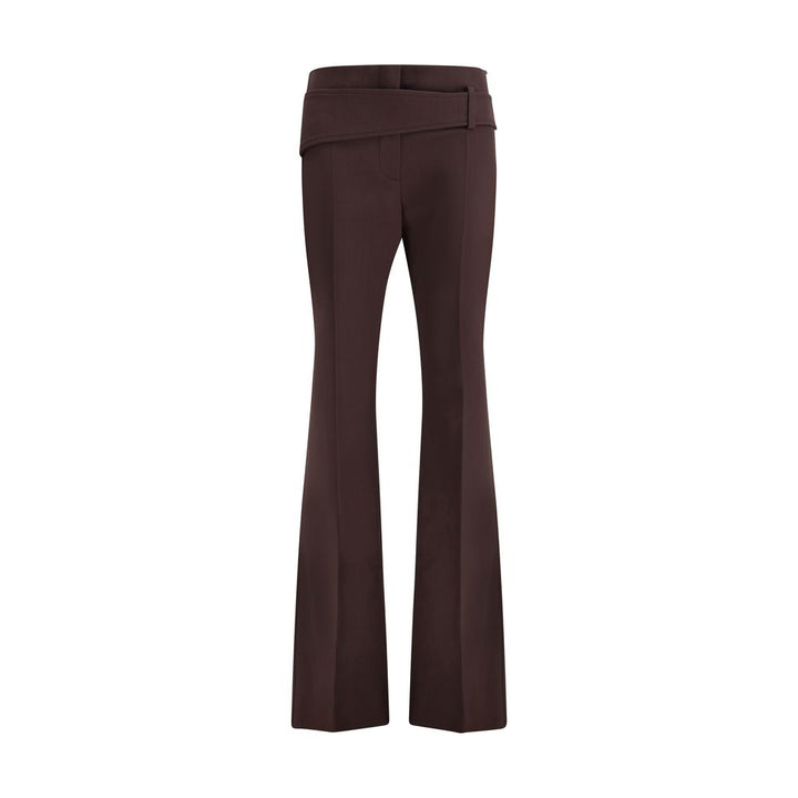 Max Mara Purple Polyester Dress Pants