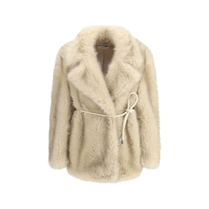 Max Mara Beige Polyester Coat