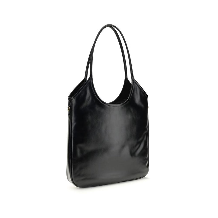 Miu Miu Black Calf Leather Bos Taurus Shoulder Bag