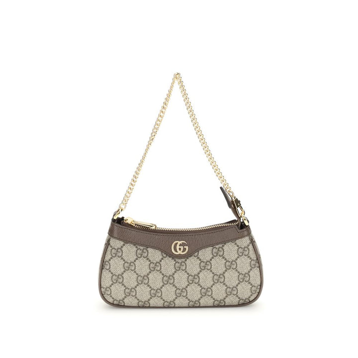 Gucci Beige Cotton Shoulder Bag