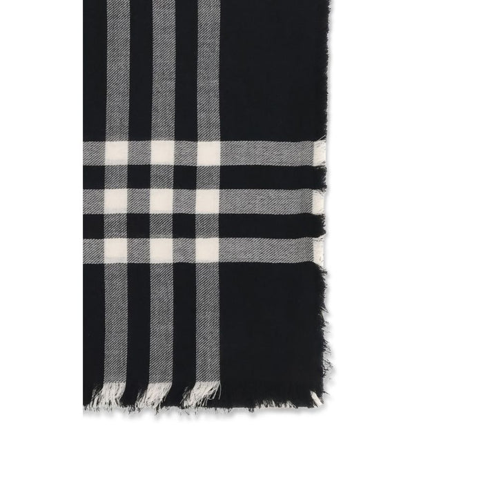 Burberry Black Wool Scarf