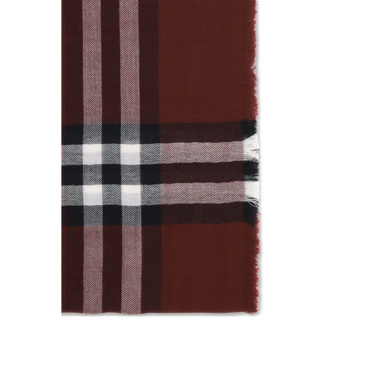 Burberry Bordeaux Wool Scarf
