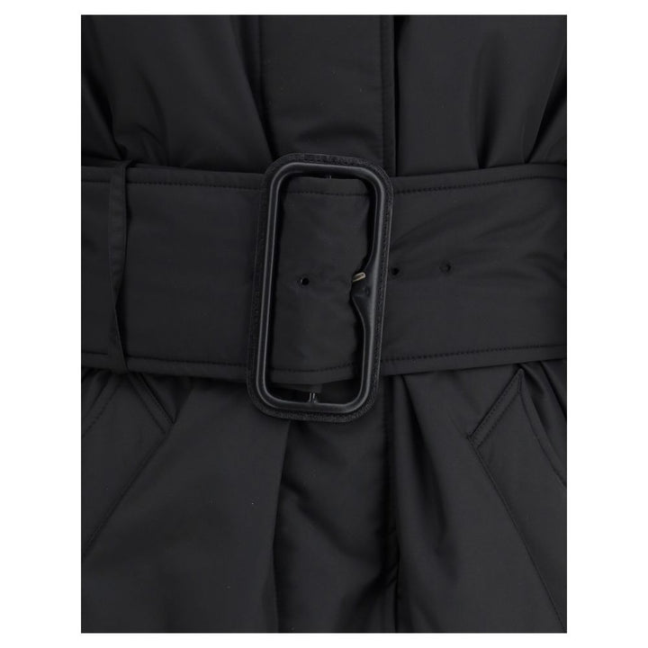 Burberry Black Polyester Coat