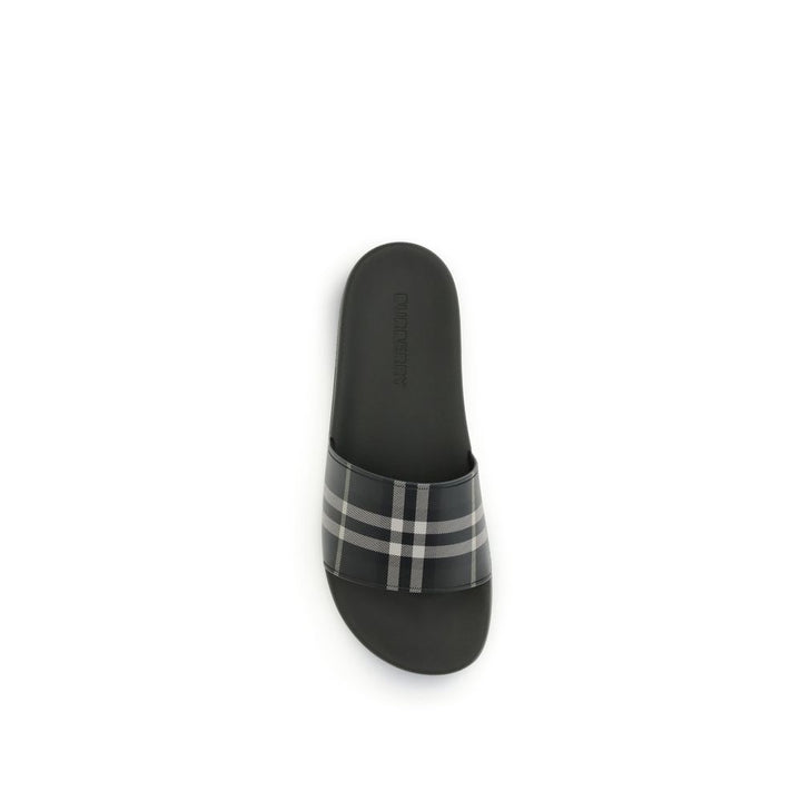 Burberry Green Polyurethane Slippers