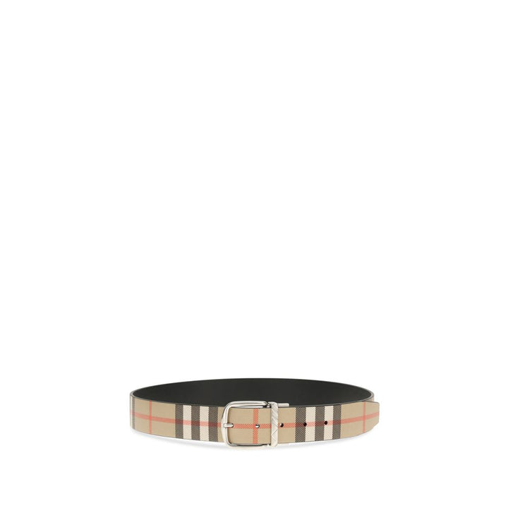 Burberry Multicolor Calf Leather Bos Taurus Belt