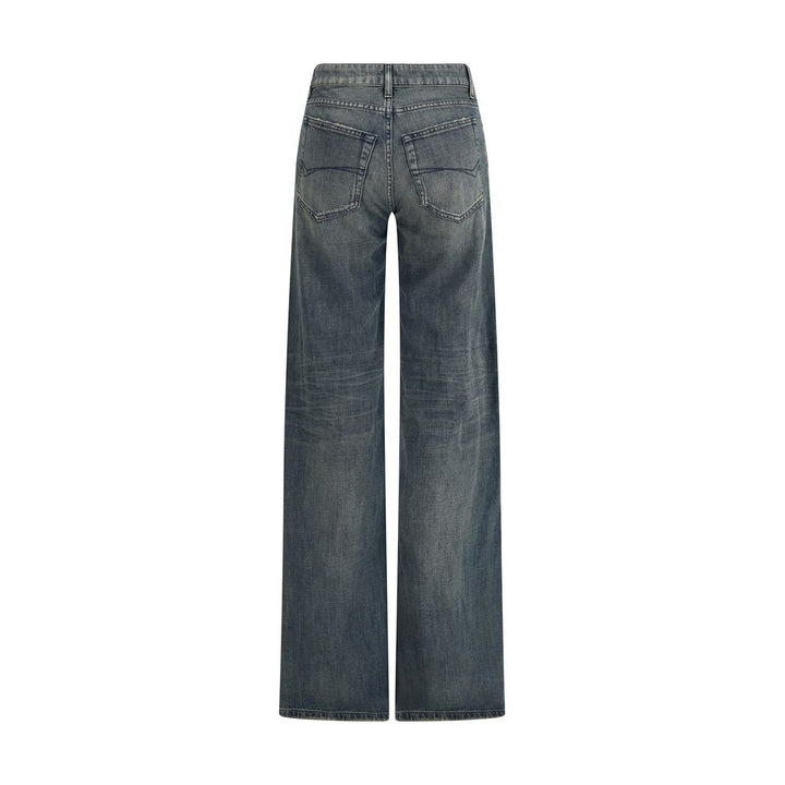 Balenciaga Blue Cotton Jeans Denim
