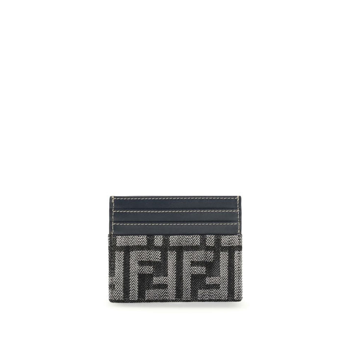 Fendi Blue Cotton Shoulder Bag