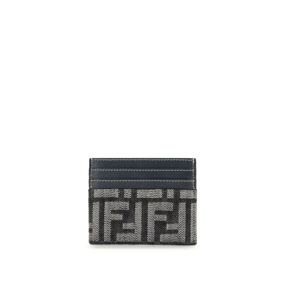 Fendi Blue Cotton Shoulder Bag