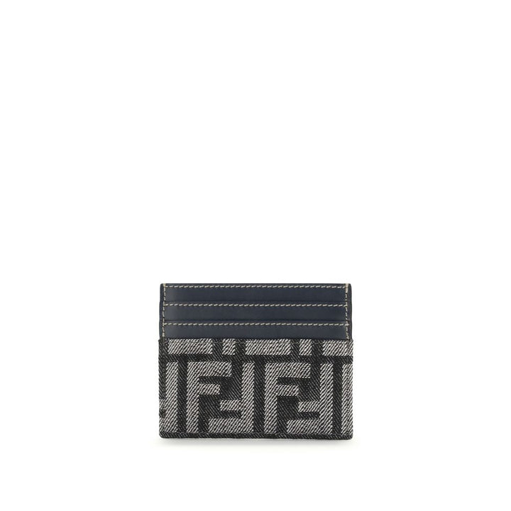 Fendi Blue Cotton Shoulder Bag