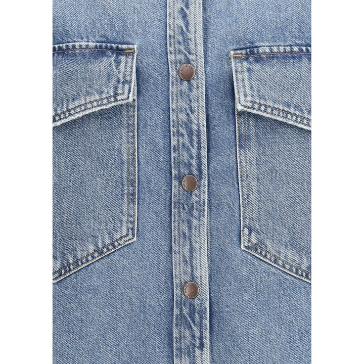 Agolde Blue Denim Shirt