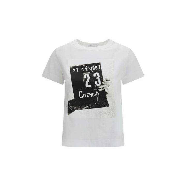 Givenchy White Cotton T-Shirt