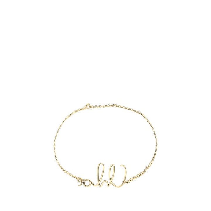 Chloé Gold Brass Thin Belt