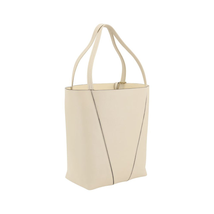 Chloé Cream Calf Leather Bos Taurus Shoulder Bag