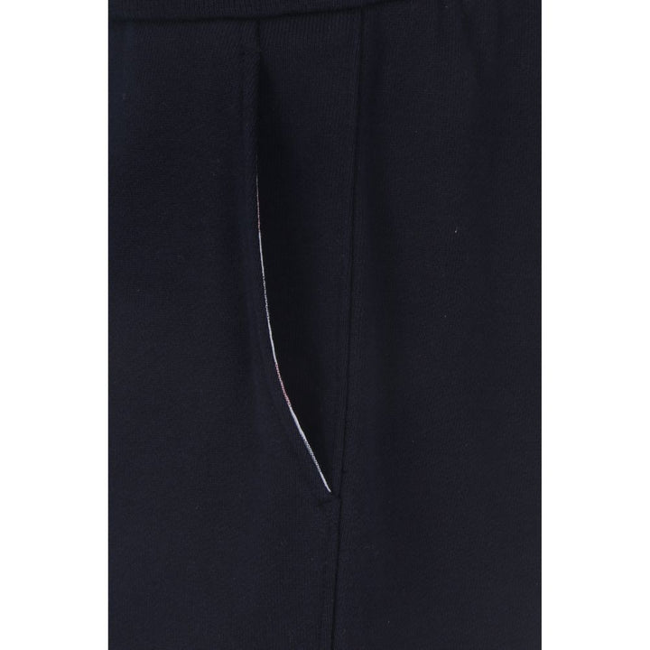 Thom Browne Blue Cotton Joggers (Workout Pants)