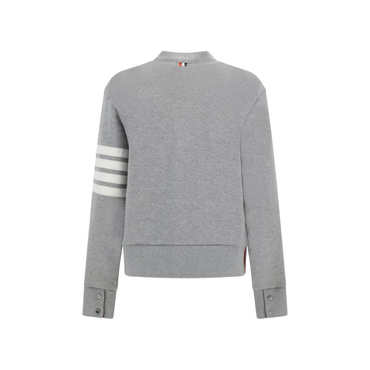 Thom Browne Gray Cotton Cardigan