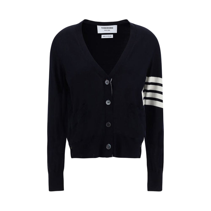 Thom Browne Blue Fleece Wool Polo Shirt