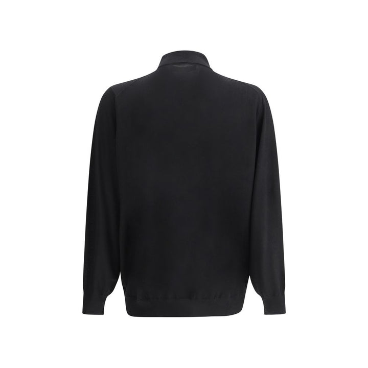 Brunello Cucinelli Black Cashmere Dress Shirt