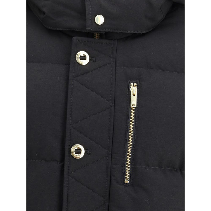 Moose Knuckles Black Cotton Coat