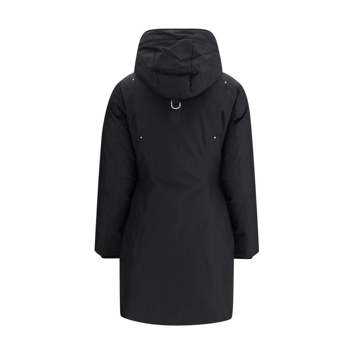 Moose Knuckles Black Recycled Polyester Parka