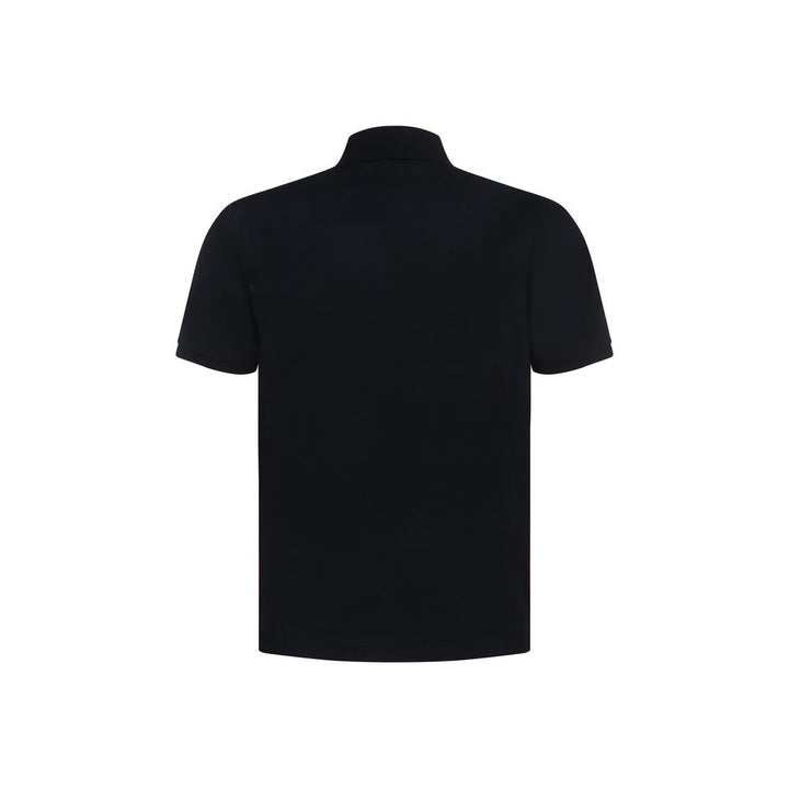 Thom Browne Blue Cotton Polo Shirt