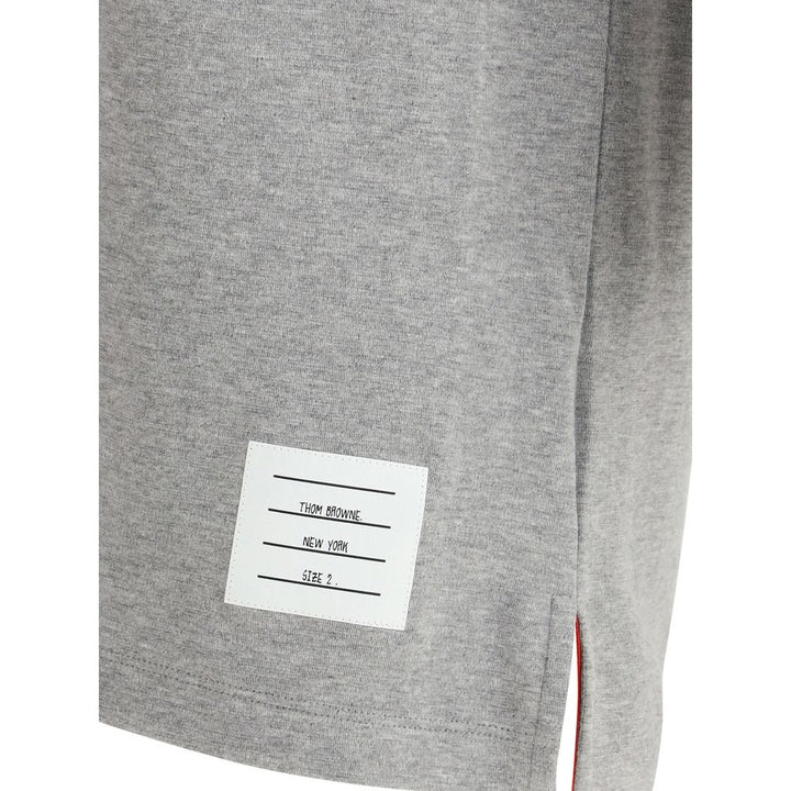 Thom Browne Gray Cotton T-Shirt