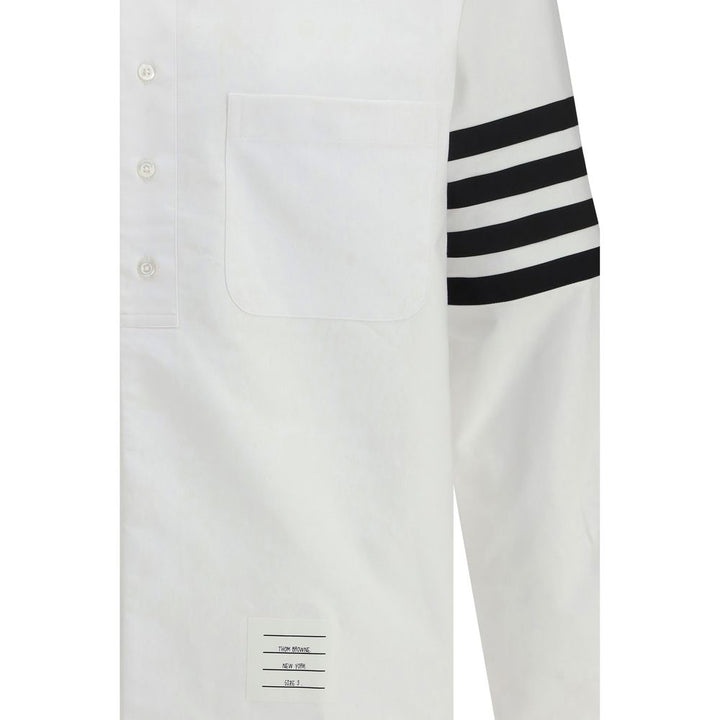 Thom Browne White Cotton Dress Shirt