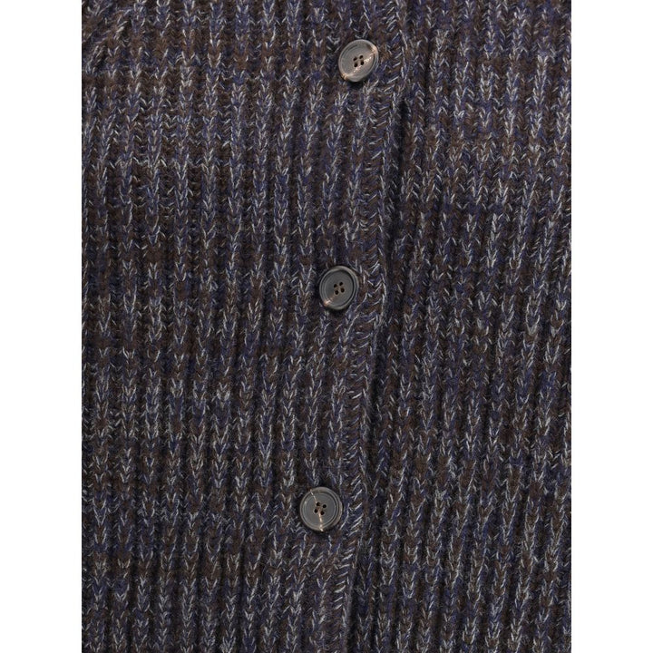 Prada Brown Merino Wool Cardigan