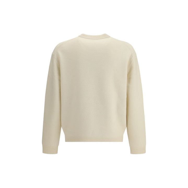 Maison Kitsuné Cream Wool Sweatshirt