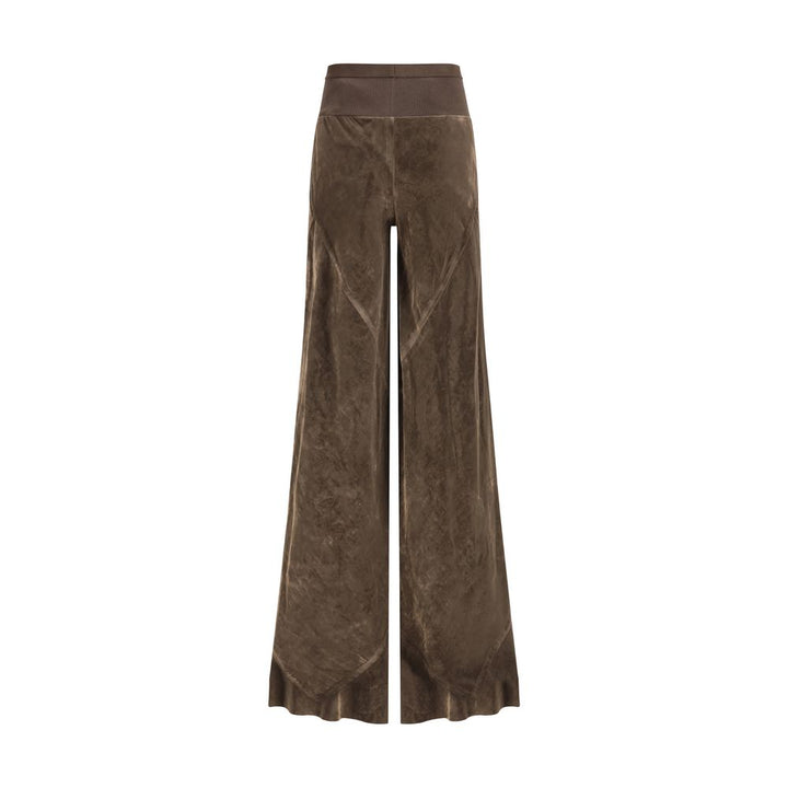 Rick Owens Brown Viscose Casual Pants