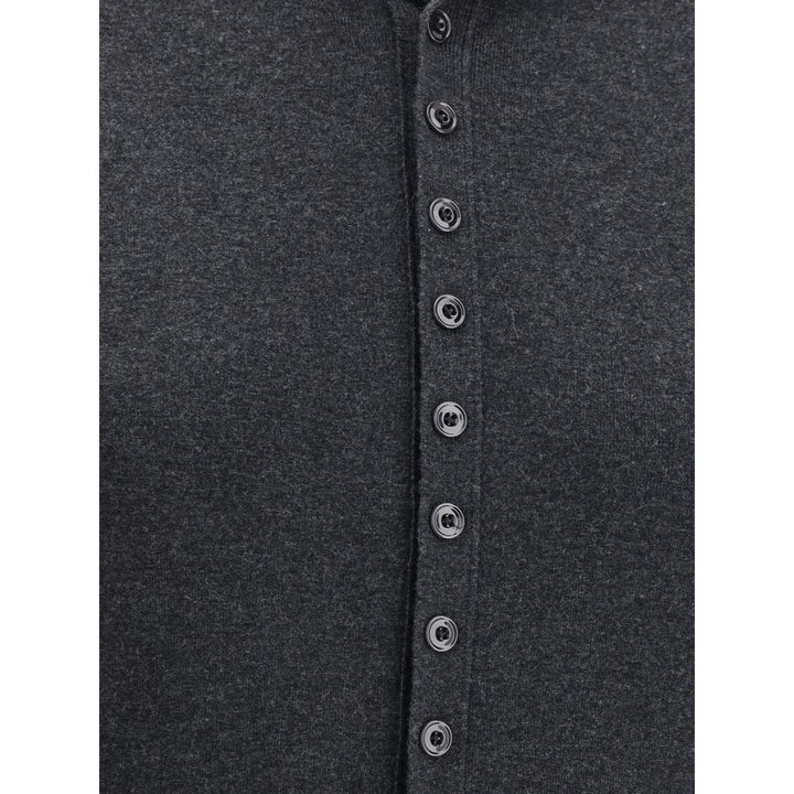 Lemaire Gray Wool Cardigan
