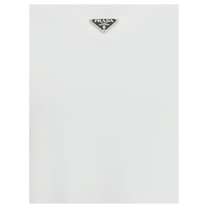 Prada White Cotton T-Shirt