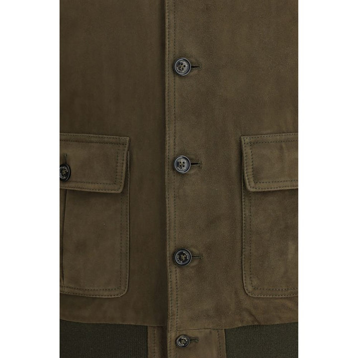 Valstar Brown Calf Leather Bos Taurus Bomber