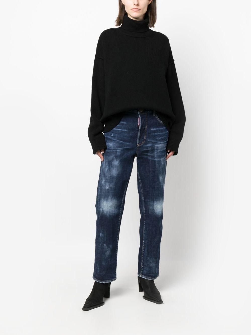 DSQUARED2 straight-leg jeans-1